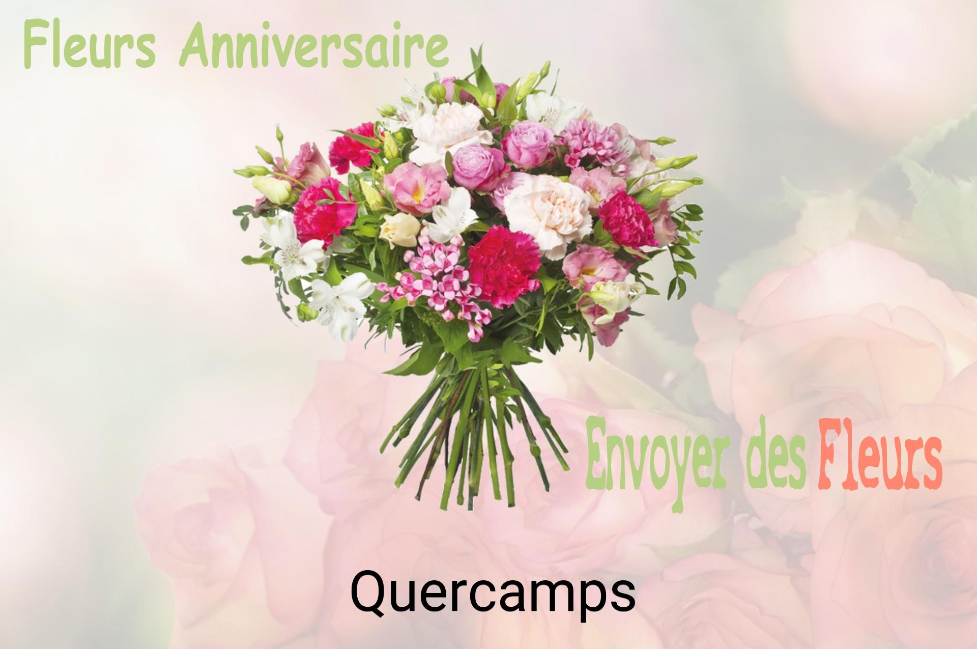 Bouquet de fleurs d’anniversaire livré à Quercamps