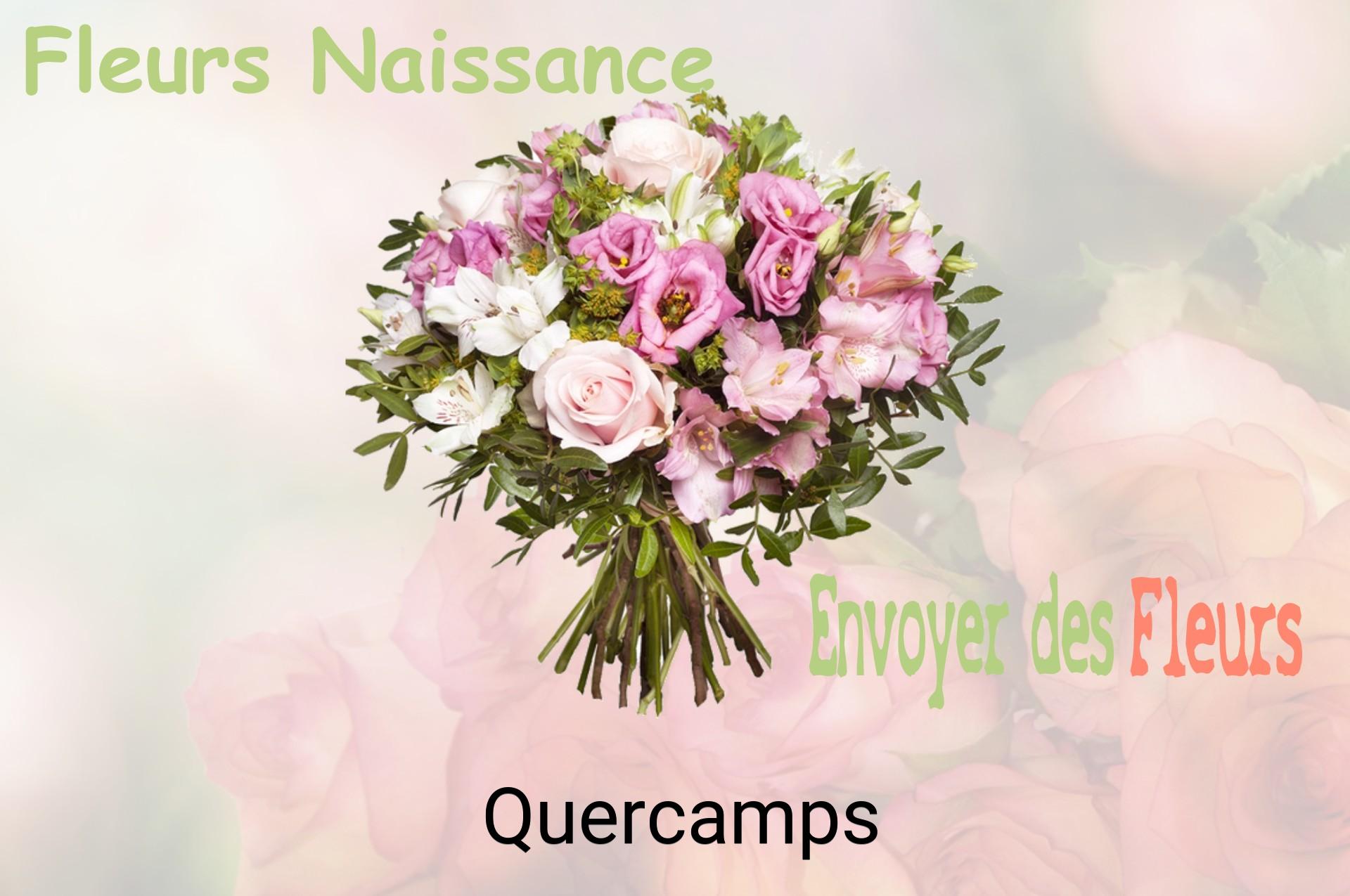 Bouquet de fleurs de naissance livré à Quercamps